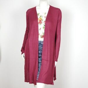 Ambiance Apparel Women Long Cardigan Open Front